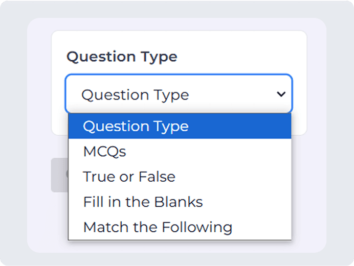 Create Multiple Question Types